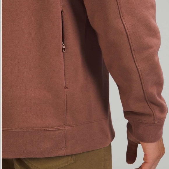 Lululemon French Terry Oversized Long Sleeve CrewSmoky Topaz Mens Size M - Picture 4 of 12